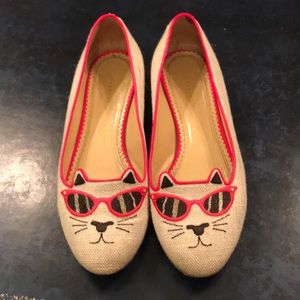Charlotte Olympia kitty flats
